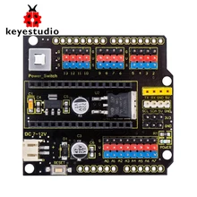 Keyestudio NANO Placa de protección con interruptor de alimentación para Arduino Nano