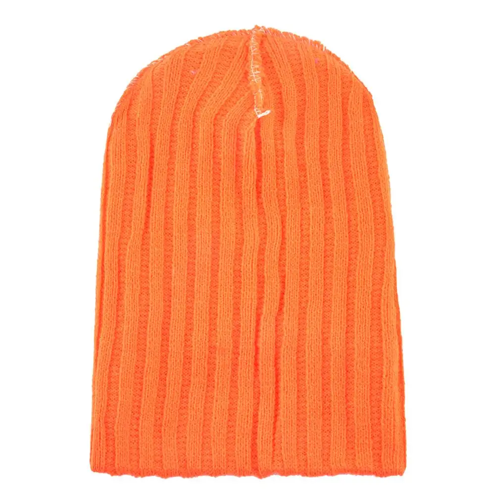 Bonnets Skullies pour hommes, couleur unie, Bonnet en tricot, pour femmes, Streetwear, à la mode, Gorras, pour garçons et filles