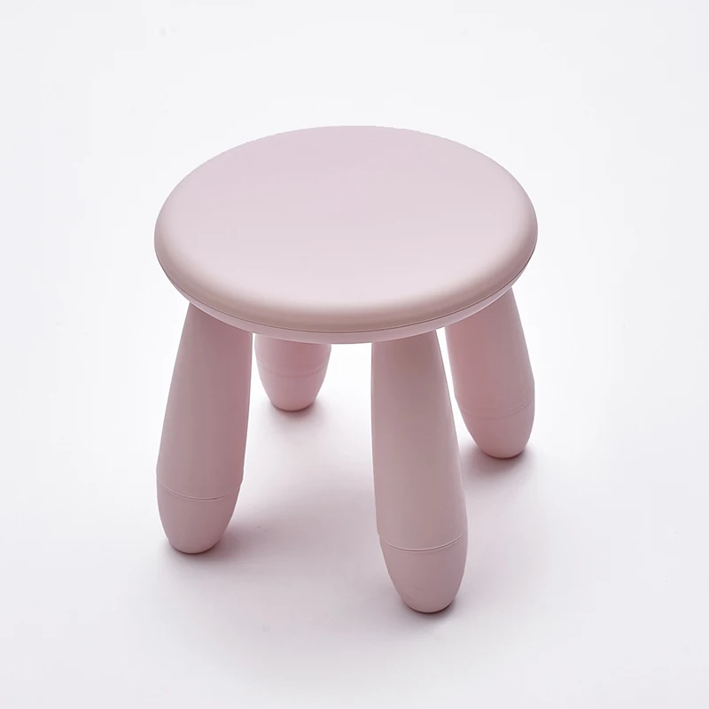 2018 New Children's chair Pouf Poire Taburetes Nordic style Chair plastic Stools Stool Shoes Furniture Containing Modern