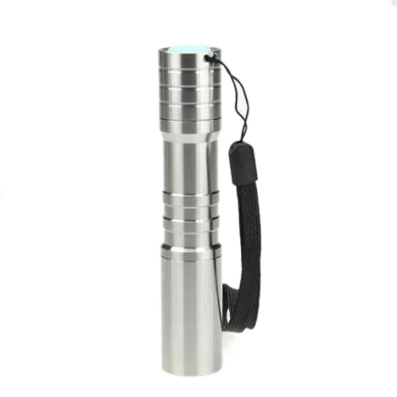 

E-SMARTER mini Flashlights with hard light Stainless steel bright light LED flashlight outdoor flashlights hand torch led light