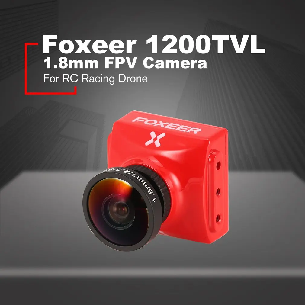 Foxeer Falkor FPV камера 1,8/2,5 мм 1200TVL 1/3 CMOS 4:3/16:9 PAL/NTSC переключаемый G-WDR OSD для радиоуправляемого гоночного дрона