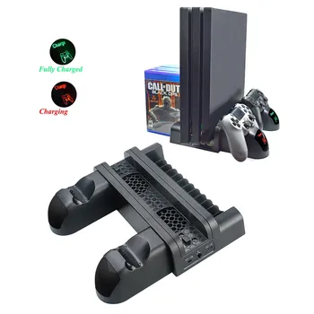 

For Sony PlayStation 4 Ps4 Multifunctional Fan Cup Holder Cradle Controller Charging Powered Dock Charger