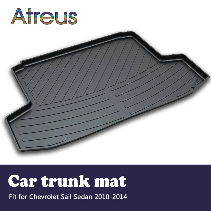 

Atreus For 2010-2014 Chevrolet Sail Sedan Accessories Car Rear Boot Liner Trunk Cargo Mat Tray Floor Carpet Pad Protector