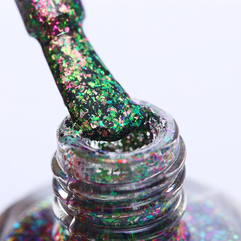 Лак для ногтей BORN PRETTY хамелеон 9 мл золотой фиолетовый Галактический блеск