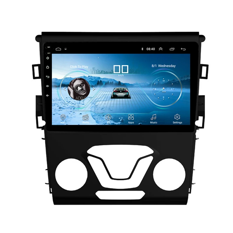 

9" 2.5D IPS Android 8.1 Car DVD Multimedia Player GPS For Ford Mondeo Fusion 2013 2014 audio car radio stereo navigation wifi