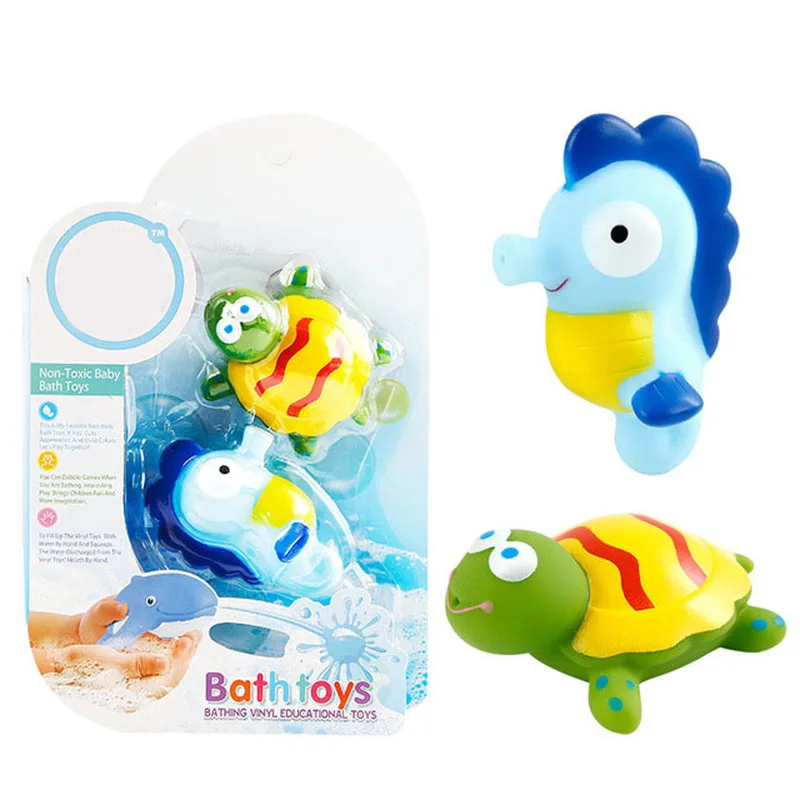 

New Baby Bath Toy Floating Soft Glue Spray Pinch Child Play Water Toy Girl Boy Baby Water Toy Children Bath Toy