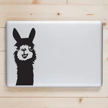 Cute Llama Laptop Decal for Apple Macbook Pro Air Retina 11 12 13 15 inch Smile Alpaca Dell Mac Surface Book Vinyl Skin Sticker