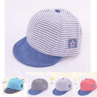 Baby Baseball Cap Cute Striped Infant Sun Hat Spring Summer Outdoor Toddler Girl Boy Snapback Hip-Hop Hats 3-24M 1