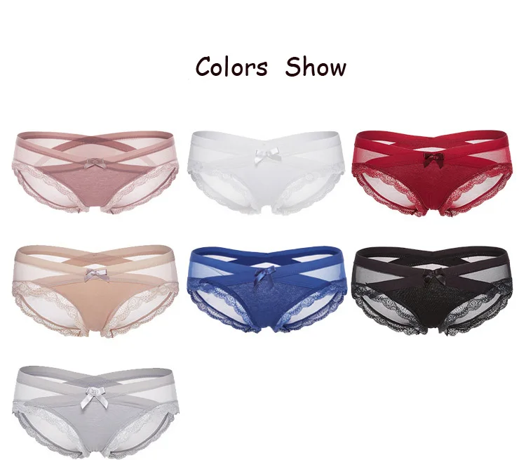 Big Size M-XXL Seamless Women's Sexy Lace Lady Panties Seamless Cotton Briefs Plus Size Girls Underwear (17)