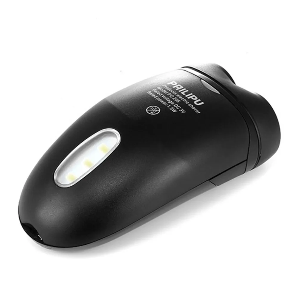 

Cordless Electric Shaver Men Razor Beard Hair Clipper Battery Powered Multifunctional Double-headed With LED Lighting