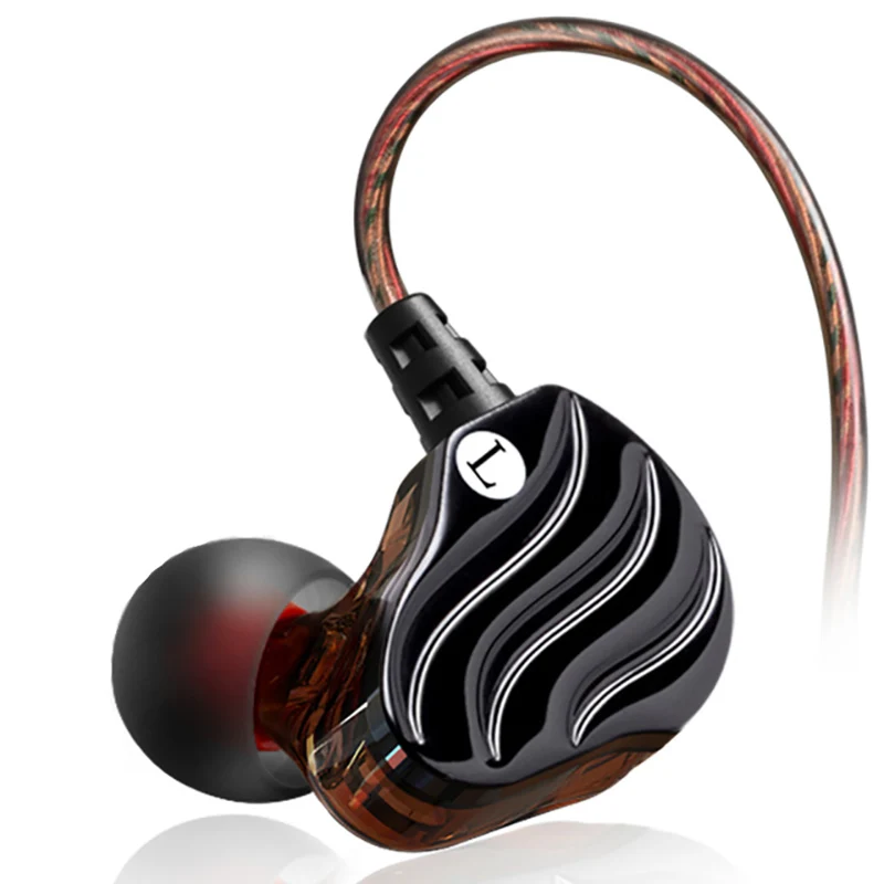 

Universal Earphone KD4 fone de ouvido Mini Dual Driver Original hybrid dual dynamic driver Headphones mp3 DJ Headset auriculares
