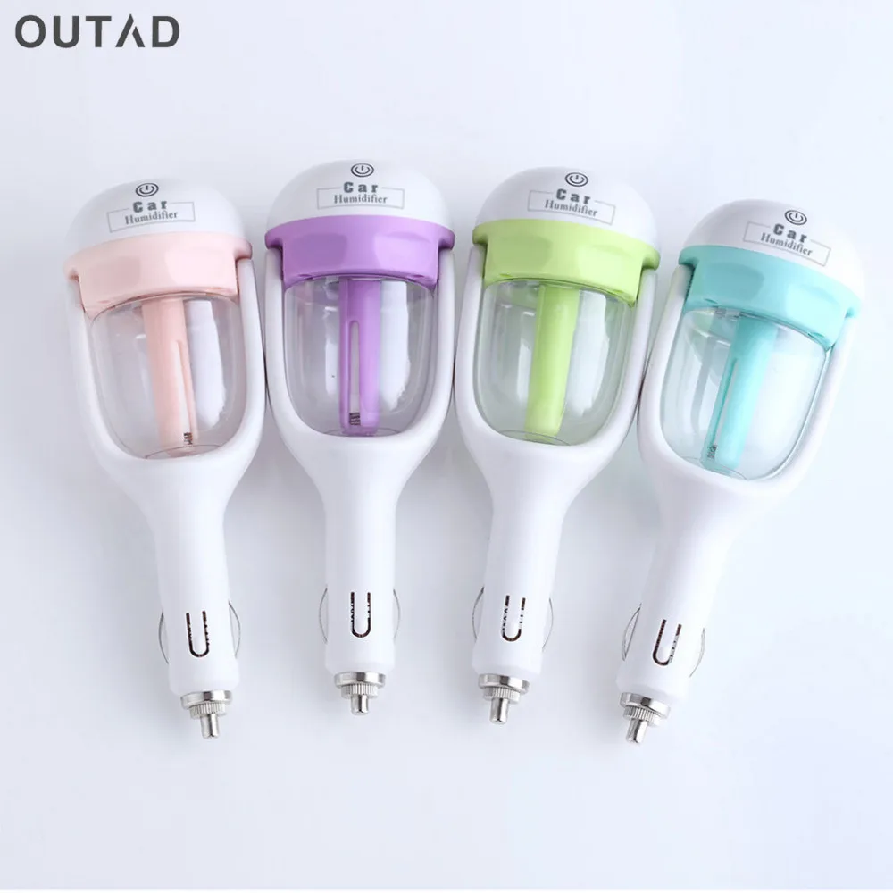 

Air Purifier 12V Mini Car Steam Humidifier Air Purifier Aroma Aromatherapy Essential Oil Diffuser Mist Maker Mini Fogger