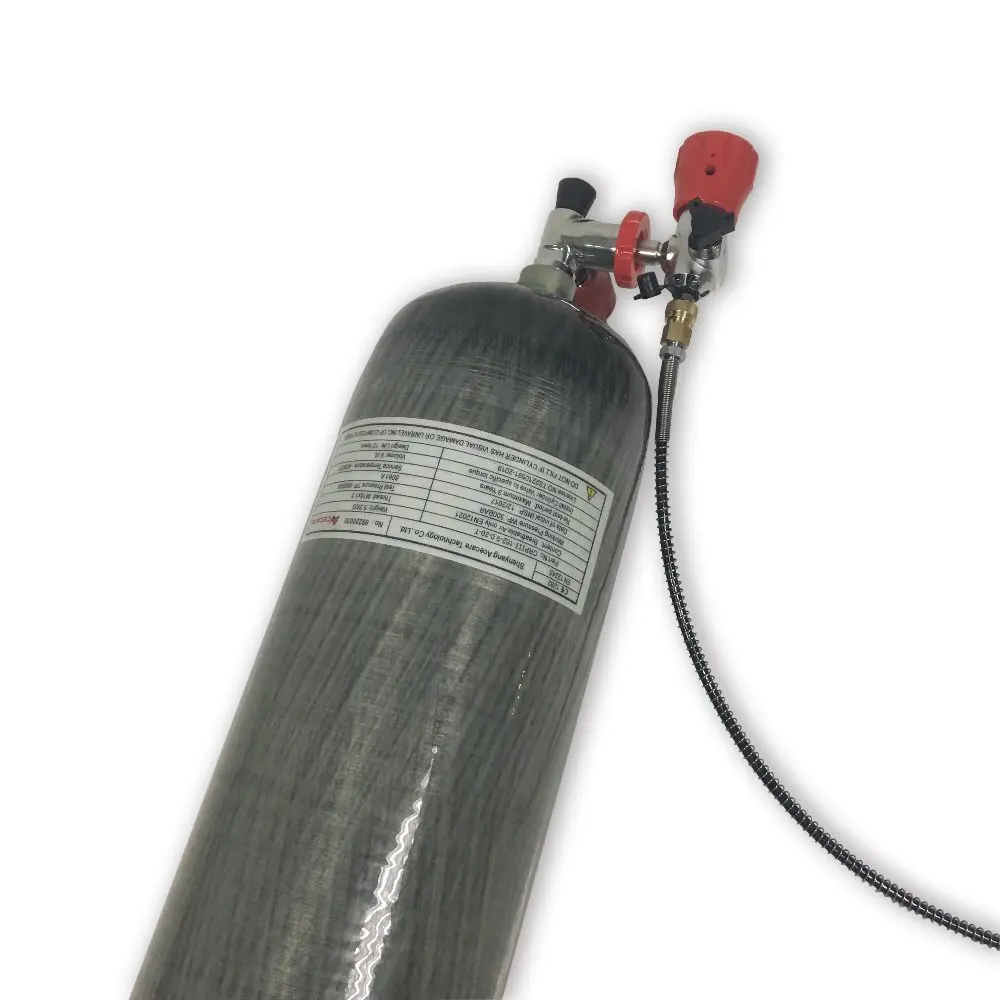 AC109101 HPA 9L Paintball Air Tank 4500Psi Cylinder Paintball Tank Airforce Pcp Rifle With Valve And Filling Station Acecare