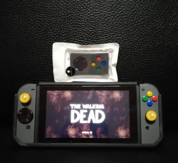 

Cross & Circular D-Pad Button Caps Paster Set for Nintend Switch NS Joy-con with Thumb Sticks Grip Thumb stick Caps Button Cover