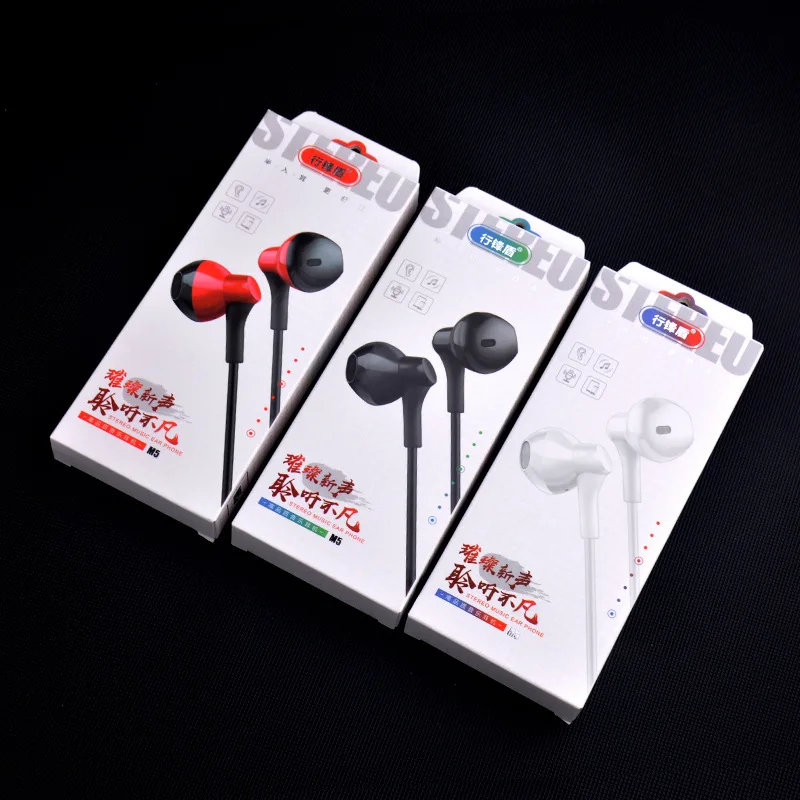 Briame Professional Headphone In Ear Wired Earphone 3.5mm Heavy Bass Sound Quality Music Sport Headset For iPhone Xiaomi