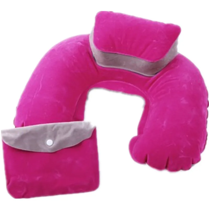 2017 Portable Travel Pillow Inflatable Neck Pillow U Shape Blow Up Neck