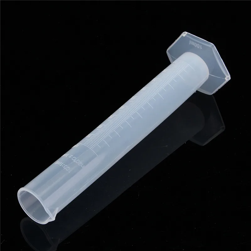 Plastic Measuring Cylinder Laboratory Test Liquid Alcohol Distiller