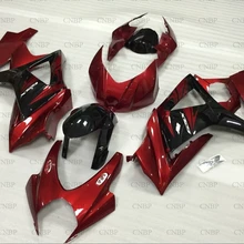 Для Suzuki GSXR1000 2007-2008 K7 Пластик Обтекатели GSXR1000 07 набор для всего тела GSX R 1000 2008 красный черный обтекатель