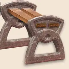 Пластиковые формы для бетона "скамейки для сада" для сада штукатурка каменная плитка твердый ABS пластик декор сада