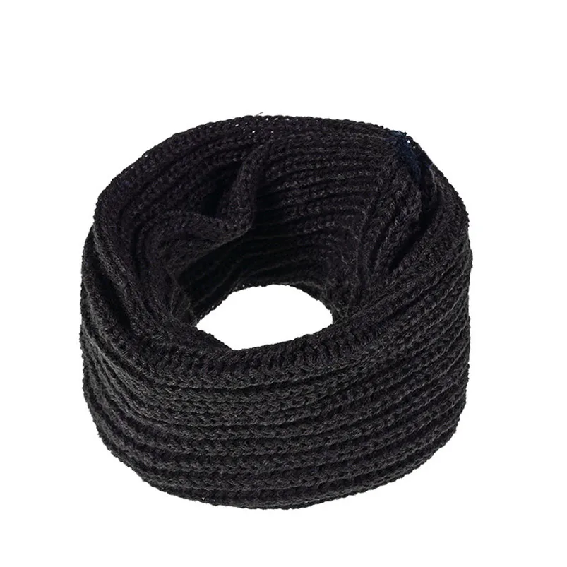Soft Men Women Scarf Winter Warm Scarves Wrap Knitted Collar Circle Shawl Knitted Sleeves Couple Bib women scarf D20 (9)