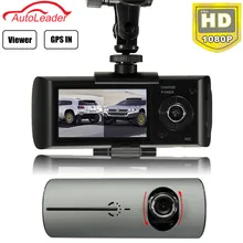 Dual Lens Car DVR Dash Camera with GPS G-Sensor Camcorder 140 Degree Wide Angle 2.7inch Cam Video Digital Recorder