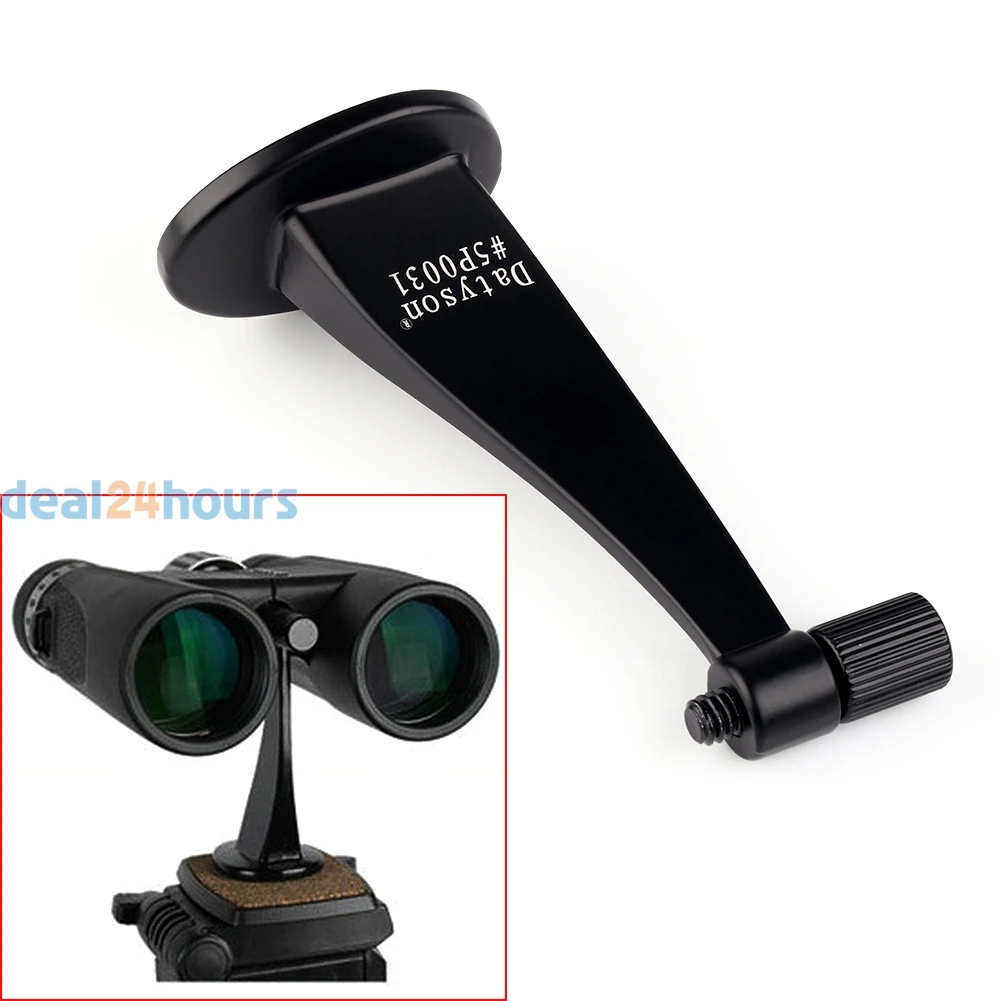 

Universal Full Metal Adapter Mount Tripod Bracket for Binocular Telescope Black
