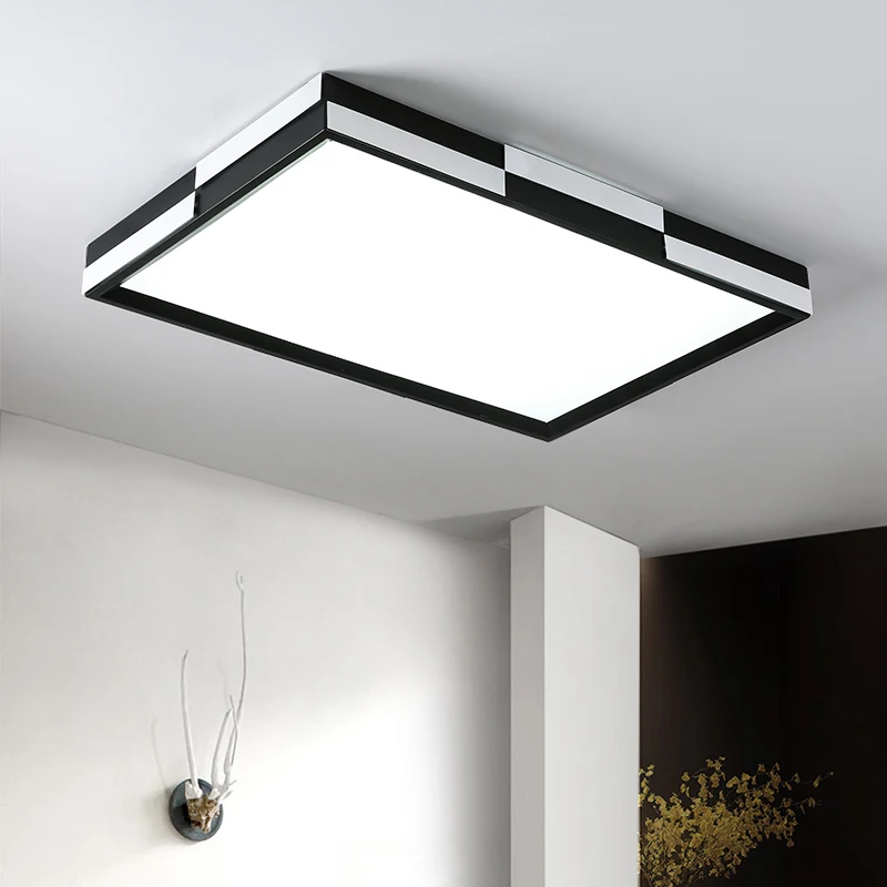 

LED Ceiling Light Modern Square Simple Minimalist Design Home Indoor Lighting Fixture Iron Novelty Lamps for Living Room Bedroom