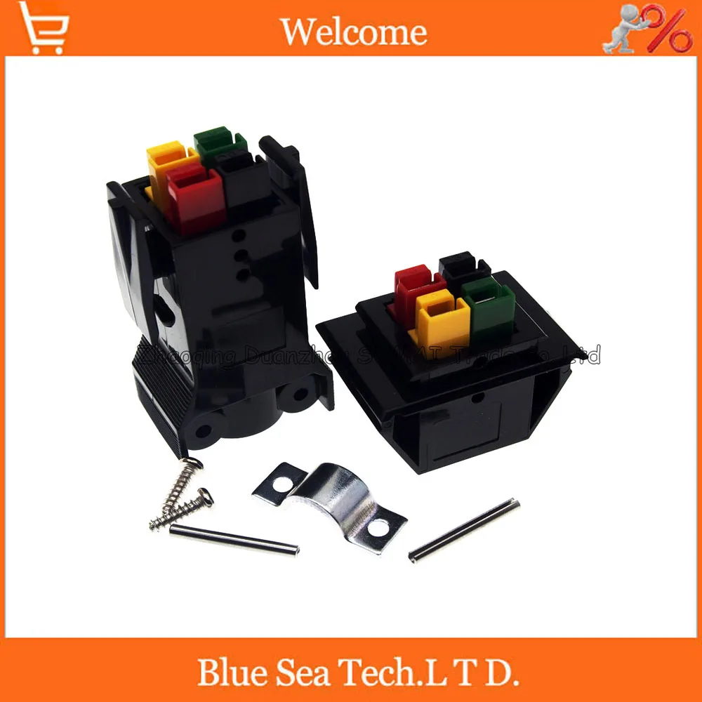 4 Pin/poles/wire New 30A 600V PCB Power Connector module Battery Plug