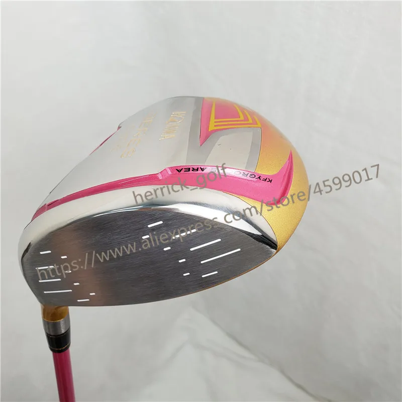 Новые женские клюшки для гольфа HONMA S-06 4 звезды золотой цвет гольф Драйвер 11,5 чердак графит L flex драйвер клубов