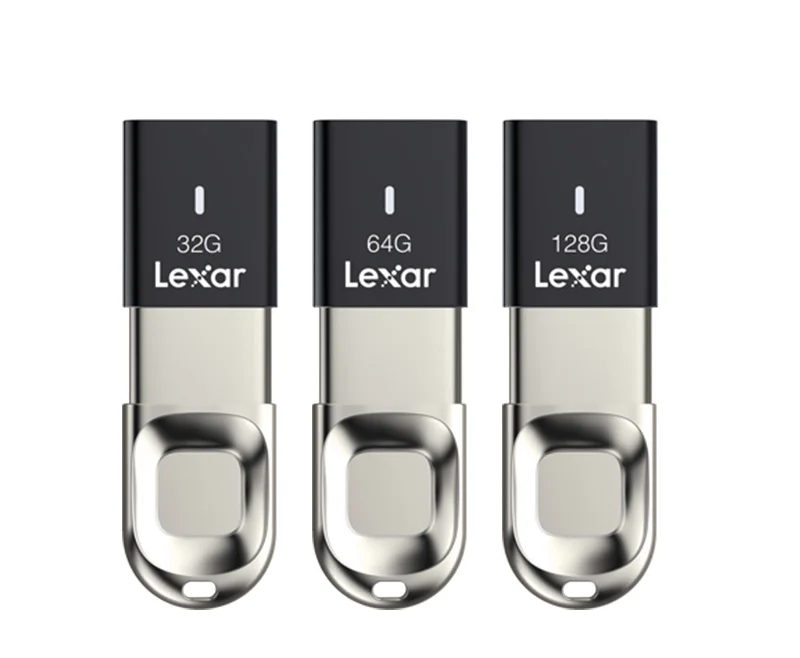 Lexar F35 Распознавание отпечатков пальцев 128 ГБ USB флэш-накопитель USB 3,0 карта памяти 32 Гб 64 ГБ высокоскоростной 150 МБ/с./с Мини U диск