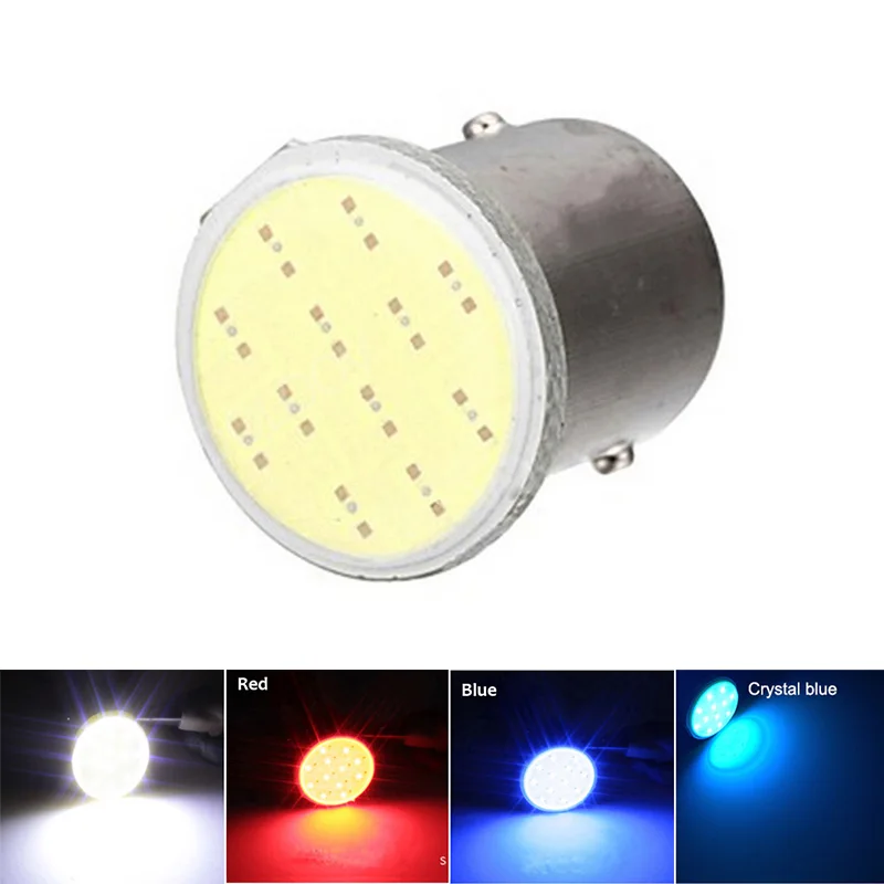 

2 pcs p21w 1156 LED ba15s SMD car light motorcycle automobiles auto tail parking indicator lamp bulb p21/5w 12V hot selling