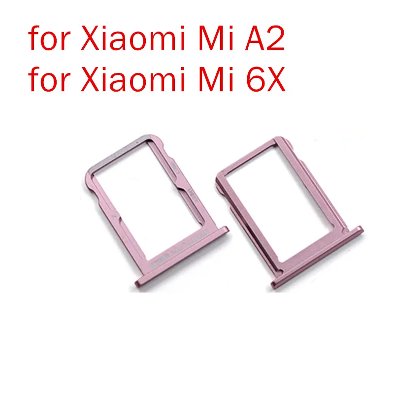 

for Xiaomi Mi A2/ Mi 6X Card Tray Holder SIM Card SD Card Slot Holder Adapter for Xiaomi Mi 6X Repair Spare Parts