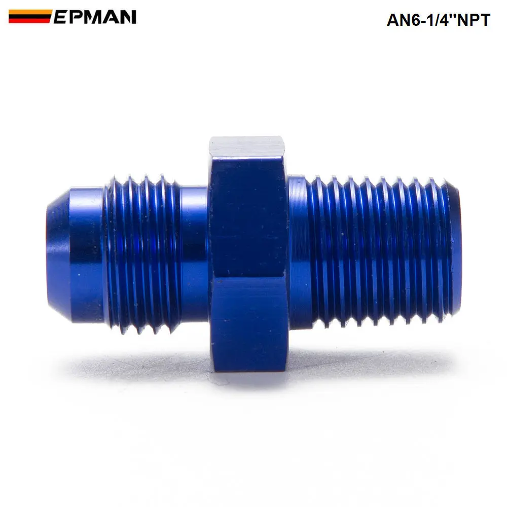 10 шт./лот AN6-1/4''npt Прямые мужской масляный радиатор топливный шланг переходник для фитинга AN6-1/4''npt