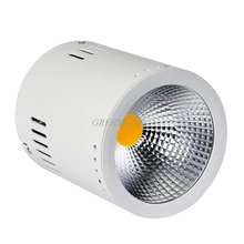 Ce rohs супер яркий 50 Вт cri 85 90 95 130LM/W DALI симистор Dimmable110V 240 В поверхностного монтажа удара светильники светодиодные 2700-6500 К