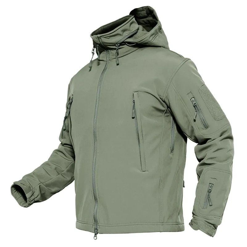TACVASEN тактическая куртка Софтшелл мужская армейская военная куртка с подогревом охотничья куртка водонепроницаемая походная куртка сафари куртка для путешествий