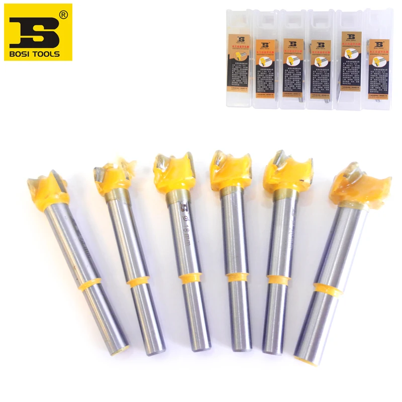 

BOSI 15-22mm Tungsten Steel Woodworking Hole Saw Drill Bit
