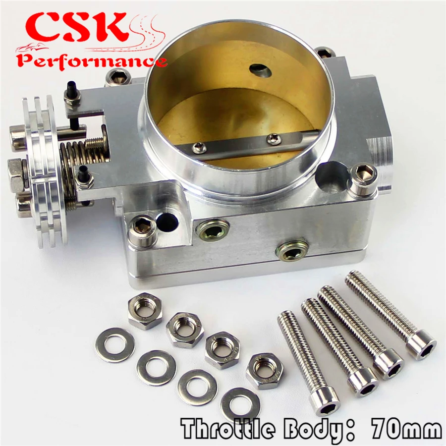 

Throttle Body 70MM for Nissan Silvia SR20 S13 S14 S15 SR20DET 200SX 240SX Silver