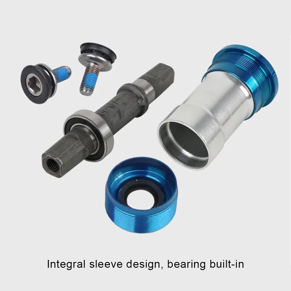 

New Style For Fixed Cog Mountain Bike Sealed Bottom Bracket Bicycle Central Bearing Axis Palin Square Hole Center Axle Screw