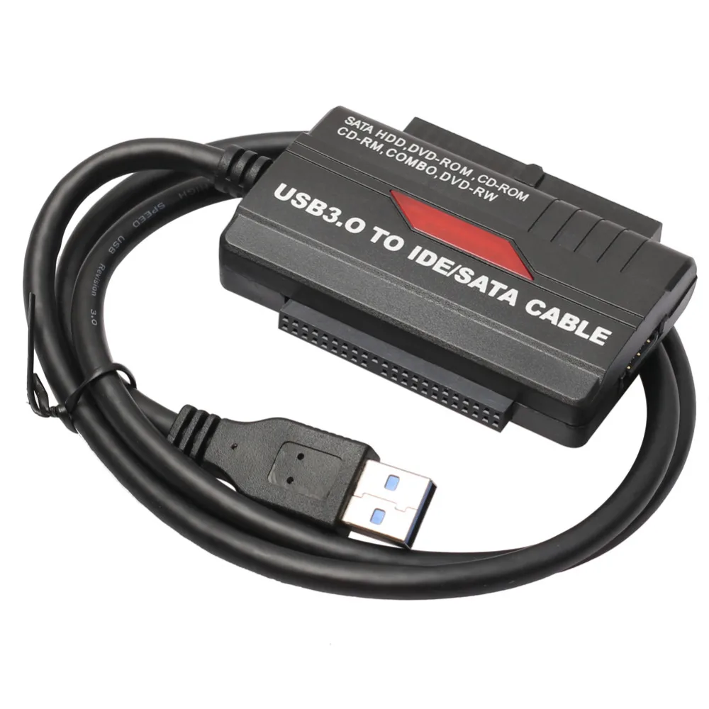 Universal USB 3 0 to 2 5 3 5 SATA IDE Hard Drive Adapter with Power