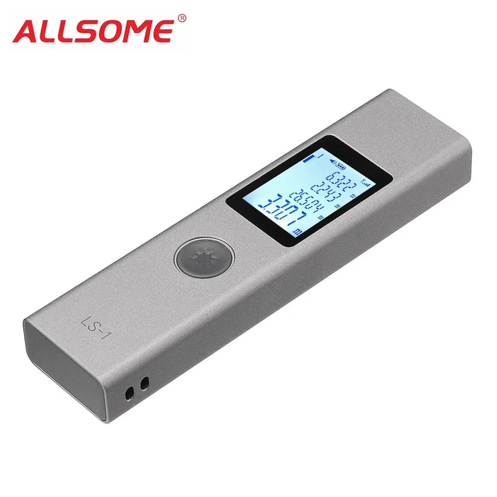 

ALLSOME LS-1 Intelligent Rechargeable Digital Laser Rangefinder Distance Meter Range Finder Measure HT2418