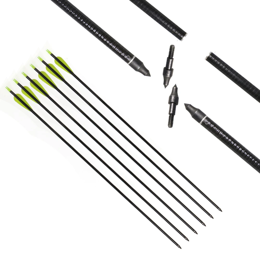 Setas de Segurança Fibra de Vidro Tiro com Arco Esponja Eixo Setas Cabeça Ampla Tag cs Jogo Tiro Caça Seta 6 Pçs id 6.2mm 8 Cheap Arco e flecha