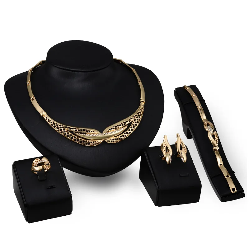Wedding African Beads Fashion Jewelry Sets Women Necklace