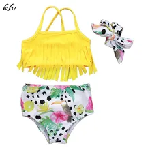 3 шт./компл. Для детей милый купальник платье с кружевом с фруктами, защита от ультрафиолета, одежда для плавания с морской Плавательный Одежда для бассейна, костюм