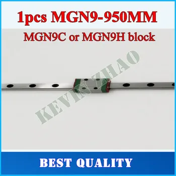 

9mm Linear Guide MGN9 L=950mm linear rail way + MGN9C or MGN9H Long linear carriage for CNC X Y Z Axis