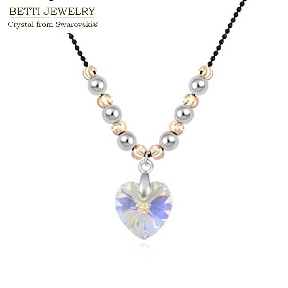 

2016 New Arrival for Mother's Day gift charming crystal heart pendant necklace With Crystals from SWAROVSKI for Valentine's Day
