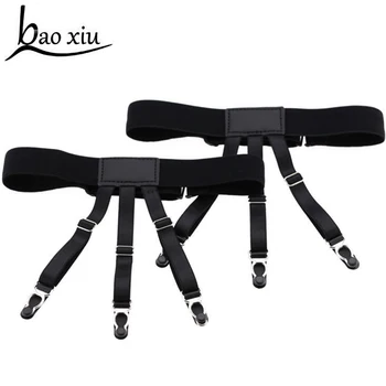 

Nightclub Harajuku Gothic Rave sexy Fetish Stretch Leather clip Punk Harness Leg Bondage Stocking Suspender Straps for Women