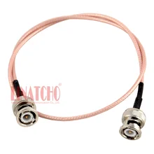 50 см длинные Мужчина BNC к BNC разъем rg316 косичку соединительный кабель