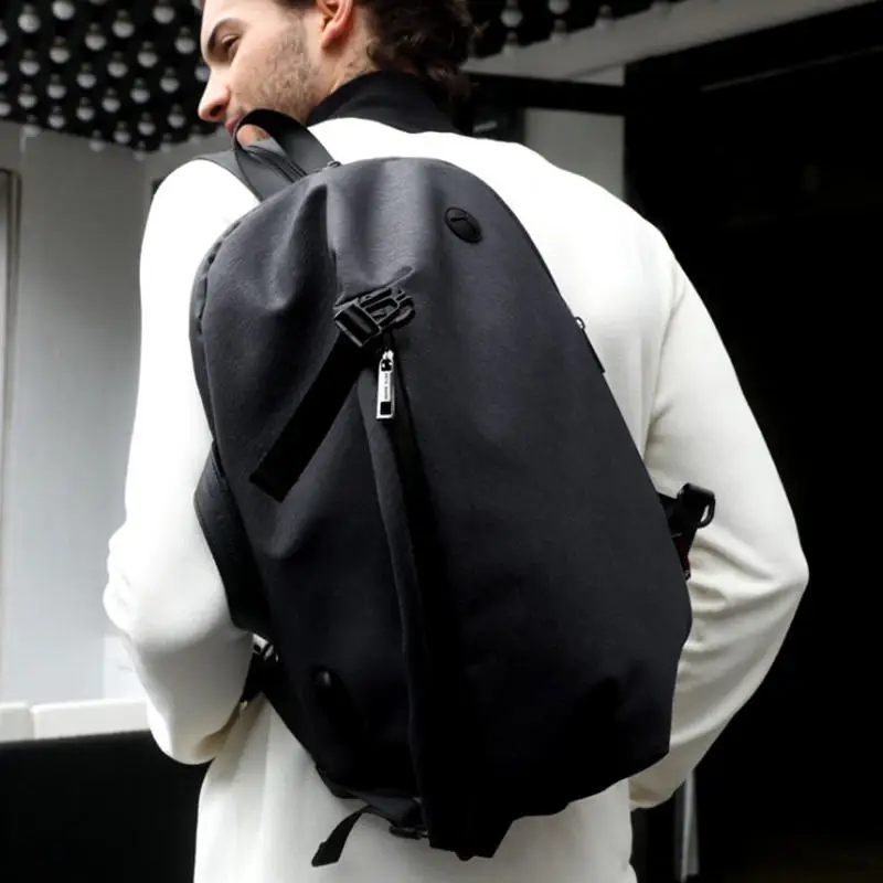

XIAODOO casual Fashion Laptop Men's Backpack Waterproof travel school bag for men USB Charge High capacity college bookbag 2019