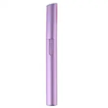 1 unid Pink mini portátil ceja Afeitadora eléctrica depilación Blade trimmer Maquinillas de afeitar para las mujeres belleza cosmética herramienta cosmética gadget