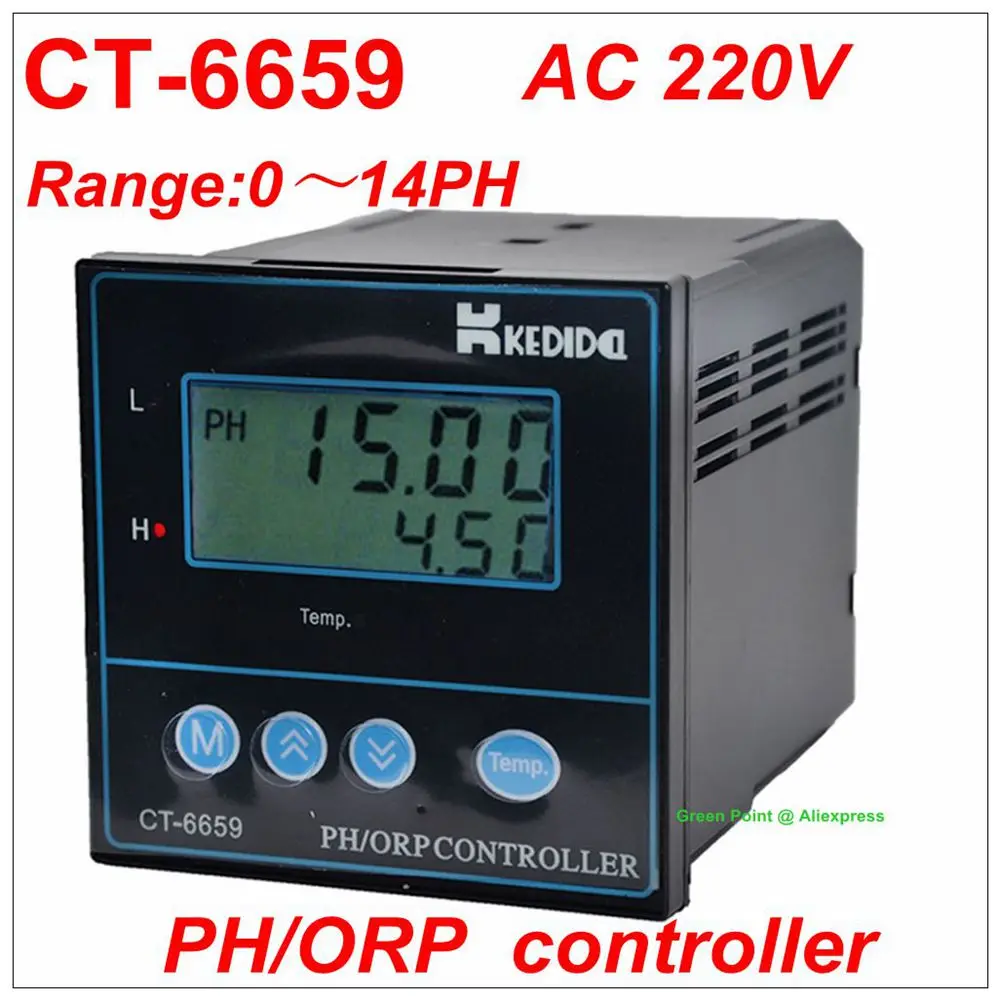 CT 6659PH/ORP controller industrial PH meter line PH transmitter PH detection instrument